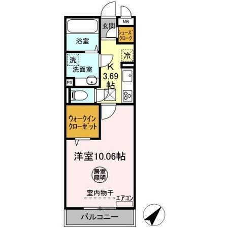 五井駅 徒歩1分 1階の物件間取画像